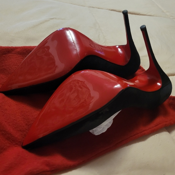 Christian Louboutin So Kate 40.5 Suede Black - Picture 4 of 6